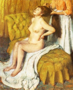  Pelo Pintura - Mujer con el pelo peinado 1895 Edgar Degas
